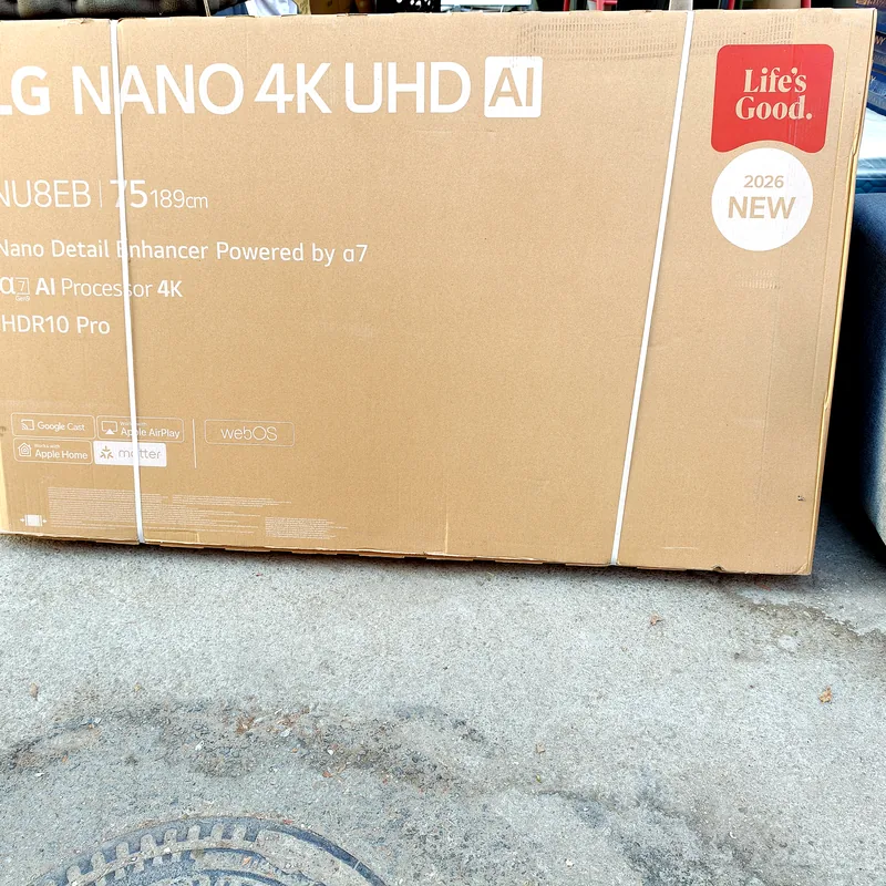 LG NANO 4K UHD televizyon — kutusunda, UM SPOT stoğunda